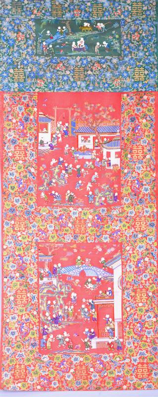 10、清光绪,纳纱绣百子图门帘(艺14).jpg